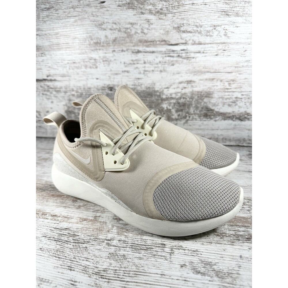 Women's Nike LunarCharge Essential Beige Trainers Sz 9 Athletic Gym